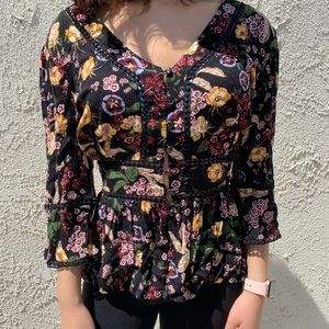 Floral Patterned Blouse